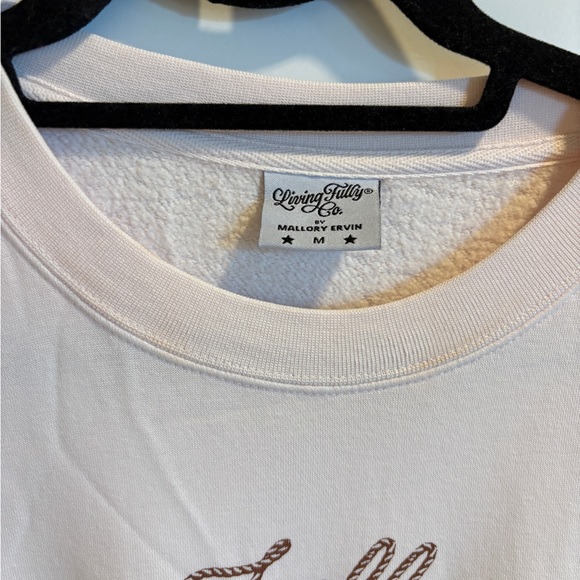 Living Fully Rodeo Pink Sweatshirt - Picture 3 of 3